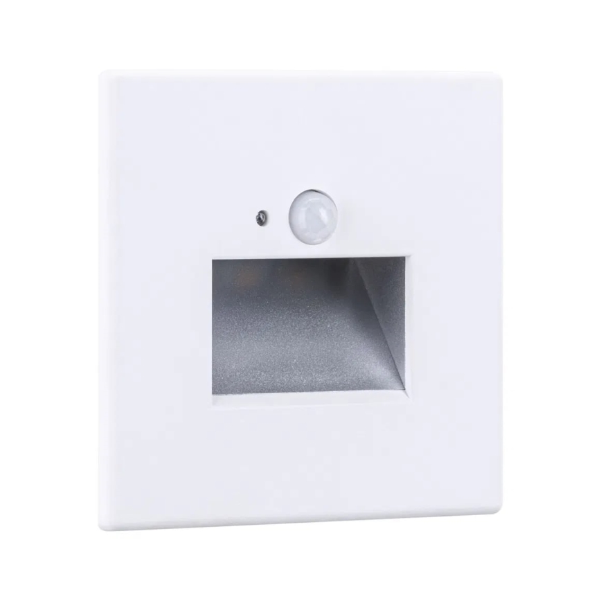 Paulmann 93133 - LED/1,2W Treppenleuchte mit Sensor EDGE 230V weiß