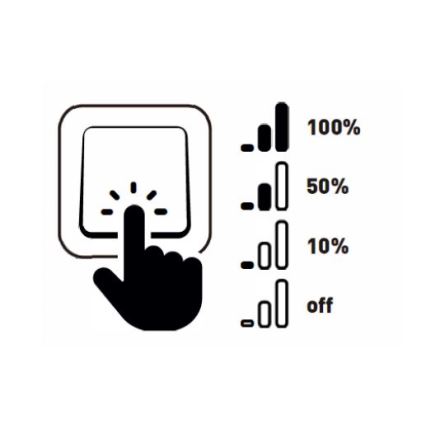 Paulmann 93383 - SET 3xLED/6W IP44 Dimmbare Einbauleuchte für Badezimmer GIL 230V