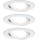 Paulmann 93485 - SET 3xLED/6W IP23 Dimmbare Einbauleuchte für Badezimmer NOVA 230V