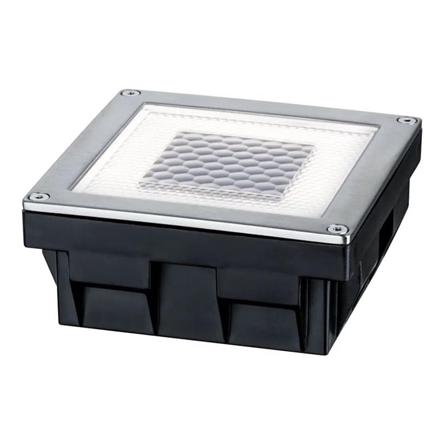 Paulmann 93774 – LED/0,24W IP67 Solar-Einbauleuchte CUBE 1,2V