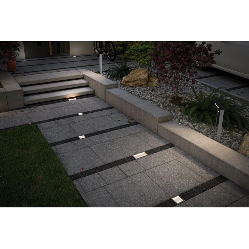 Paulmann 93774 - LED/0,24W IP67 Solar-Einbaustrahler CUBE 1,2V 1200 mAh