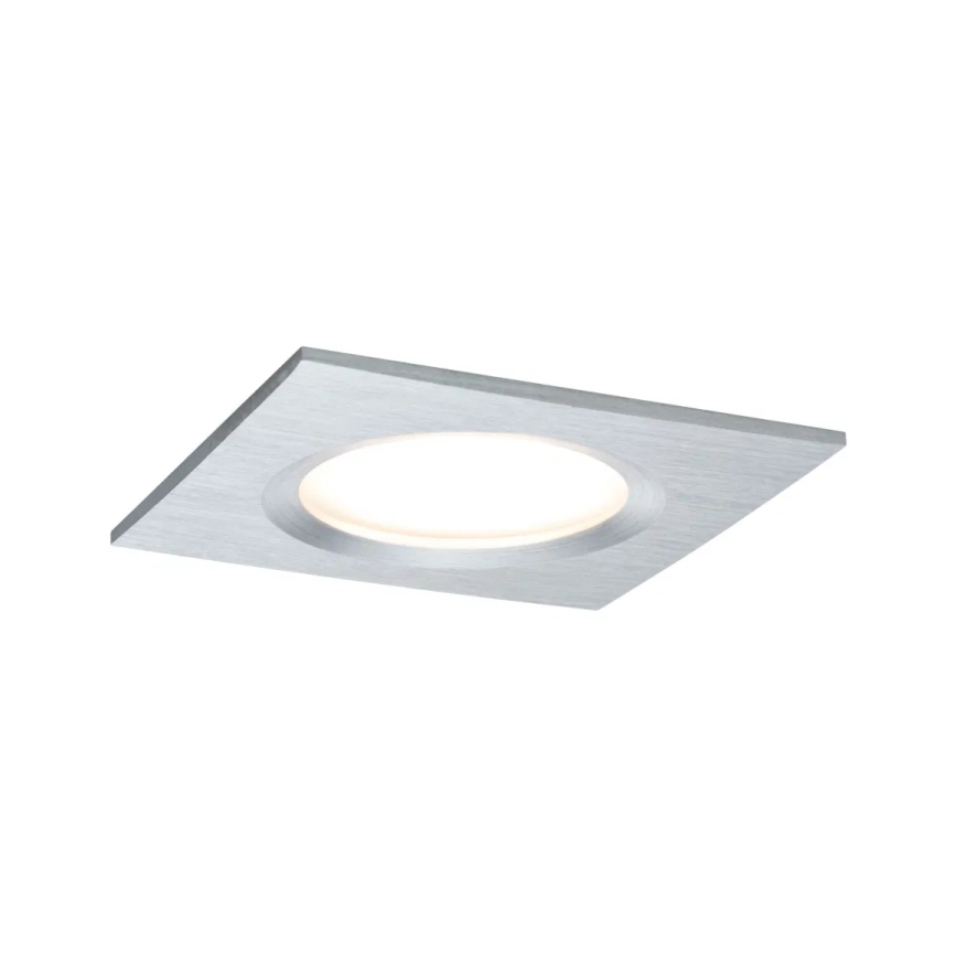 Paulmann 93895 - SET 3xLED/6W IP44 Dimmbare Einbauleuchte für Badezimmer NOVA 230V