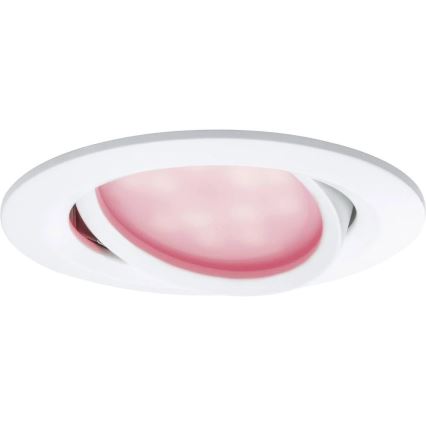 Paulmann 93940 -SET 3x LED RGBW/2W IP23 Dimmbare Einbauleuchte für Badezimmer 230V