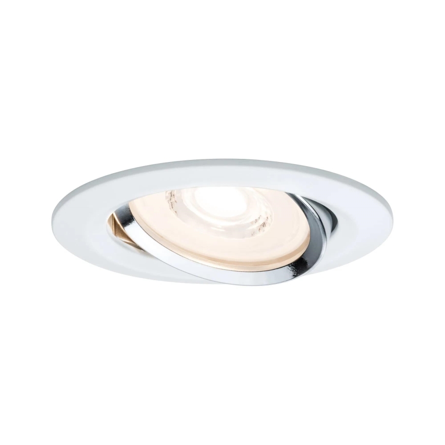 Paulmann 93942 - SET 3xLED/6,8W IP23 Dimmbare Einbauleuchte für Badezimmer COIN 230V