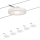 Paulmann 94109 - SET 5xLED/4,3W Komplettes Seilsystem MAC 230V weiß