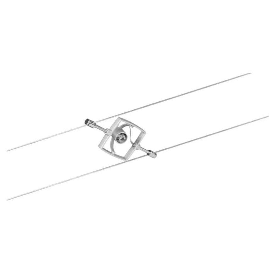 Paulmann 94133 - SET 5xGU5,3/10W Einbauleuchte für Seilsystem MAC 230V mattchrom