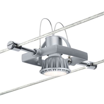 Paulmann 94134 - SET 5xGU5,3/10W Einbauleuchte für Seilsystem MAC 230V weiß