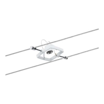 Paulmann 94149 - SET 5xGU5,3/10W Einbauleuchte für Seilsystem TECH 230V weiß