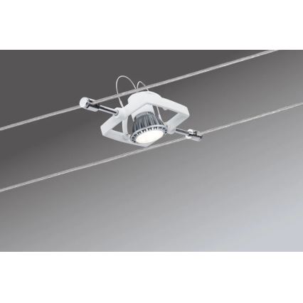 Paulmann 94149 - SET 5xGU5,3/10W Strahler für ein Seilsystem TECH 230V weiß