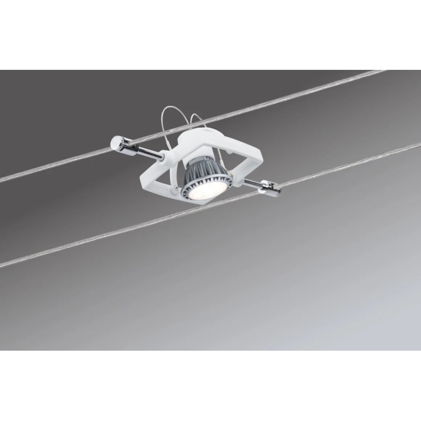 Paulmann 94149 - SET 5xGU5,3/10W Strahler für ein Seilsystem TECH 230V weiß