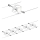 Paulmann 94149 - SET 5xGU5,3/10W Strahler für ein Seilsystem TECH 230V weiß