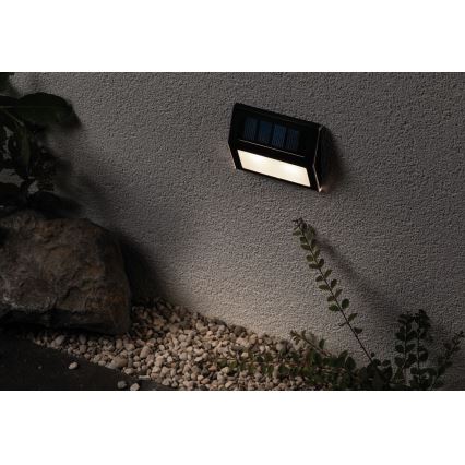 Paulmann 94234 - LED/0,05W IP44 Außen-Solarleuchte mit Sensor DAYTON 1,2V 400 mAh