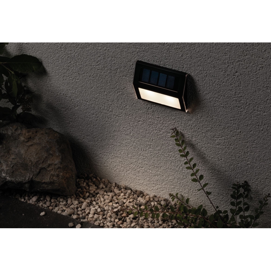 Paulmann 94234 - LED/0,05W IP44 Außen-Solarleuchte mit Sensor DAYTON 1,2V 400 mAh
