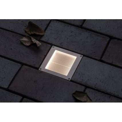 Paulmann 94238 - LED/0,7W IP67 Solarleuchte für Einfahrten mit Sensor ARON 3,7V 650 mAh