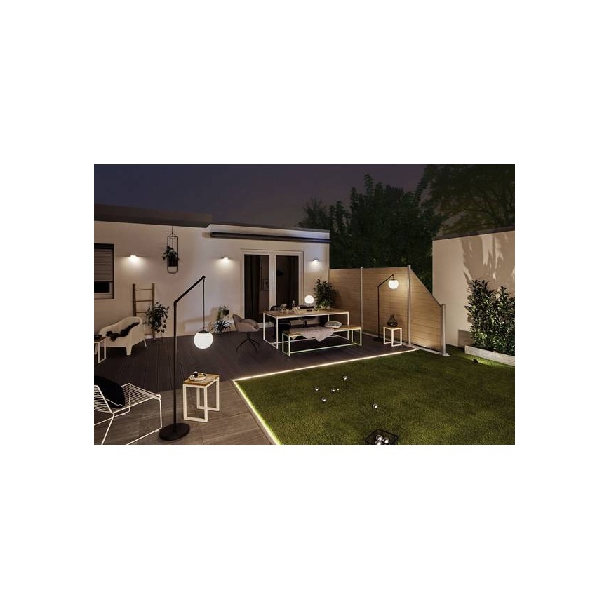 Paulmann 94246 - LED/1,2W IP44 Außen-Solarleuchte mit Sensor RYSE 3,7V
