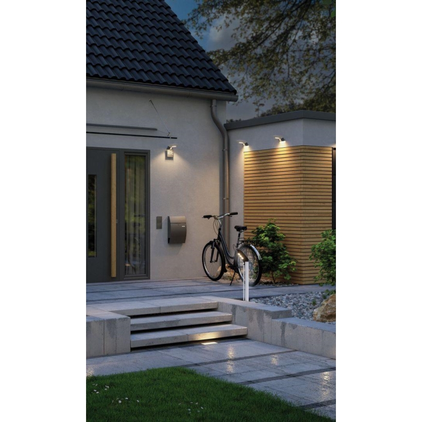 Paulmann 94252 - LED/1,2W IP44 Solar-Outdoor-Leuchte mit Sensor SOLEY 230V