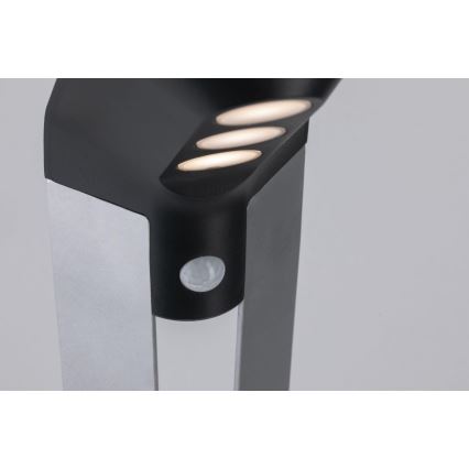 Paulmann 94252 - LED/1,2W IP44 Solar-Außenleuchte mit Sensor SOLEY 3,7V 1800 mAh