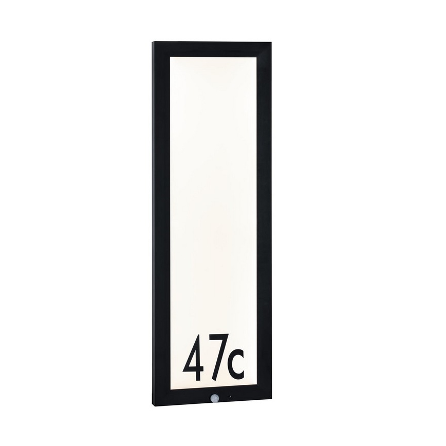 Paulmann 94257 - LED/19W IP44 Hausnummer mit Sensor 230V
