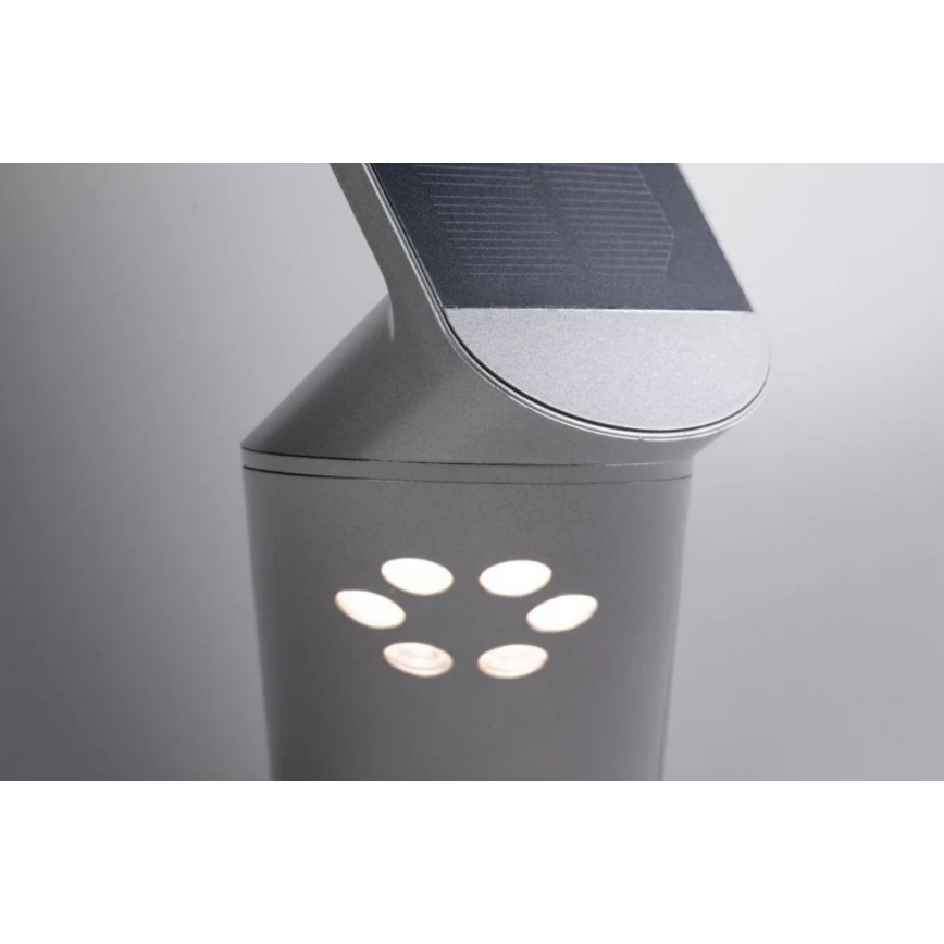 Paulmann 94261 - LED/1,2W IP44 Solarwandleuchte mit Sensor ILIAS 3,7V