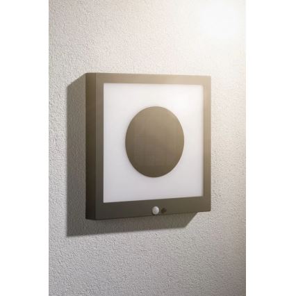 Paulmann 94263 - LED/1,2W IP44 Solar-Wandleuchte mit Sensor TAIJA 3,7V 1800 mAh