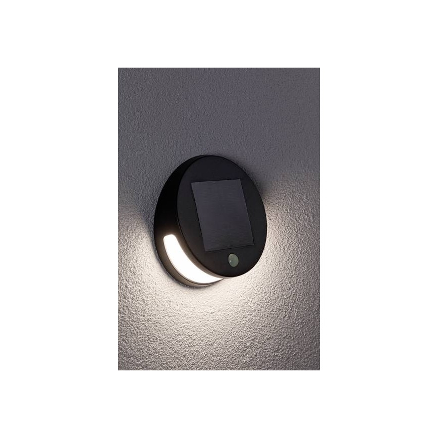 Paulmann 94265 - LED/3W IP44 Außen-Solarleuchte mit Sensor HELENA 3,7V