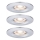 Paulmann 94303 - SET 3xLED/4W IP44 Badezimmer-Einbauleuchte COIN 230V
