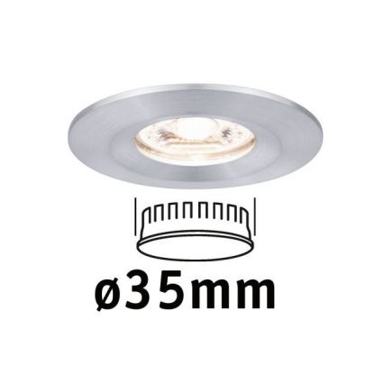 Paulmann 94304 - LED/4W IP44 Badezimmer-Einbauleuchte COIN 230V