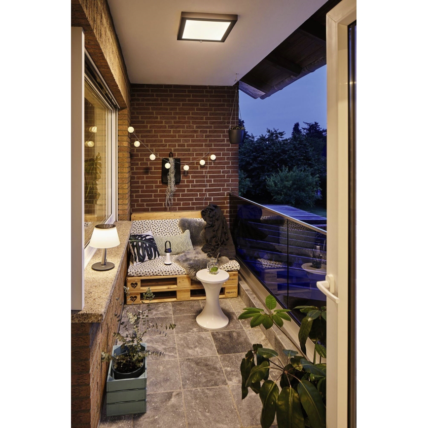 Paulmann 94309 - LED/0,8W IP44 Dimmbare Solarleuchte LILLESOL 3,7V 2000 mAh