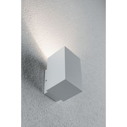 Paulmann 94329 - LED/3,8W IP44 Außenwandleuchte FLAME 230V weiß