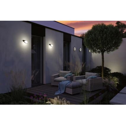 Paulmann 94401 - LED/10W IP44 Outdoor-Wandleuchte KUGEL 230V