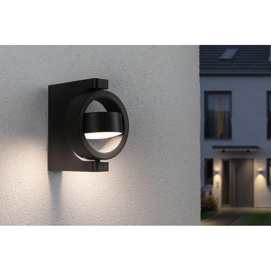 Paulmann 94406 - LED/8W IP44 Outdoor-Wandleuchte SWIVEA 230V