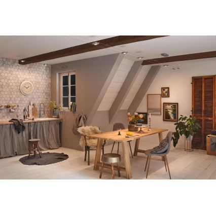 Paulmann 94420 - SET 5xLED/4,5W Einbauleuchte für Seilsystem MAC 230V mattchrom