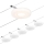Paulmann 94426 - SET 5xLED/4,5W Strahler für ein Seilsystem MAC 230V