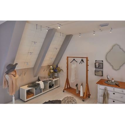 Paulmann 94443 - 1xGU5,3/10W Einbauleuchte für Seilsystem SALT 12V mattchrom