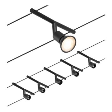 Paulmann 94446 - SET 5xGU5,3/10W Hängeleuchte an Schnur SALT 230V