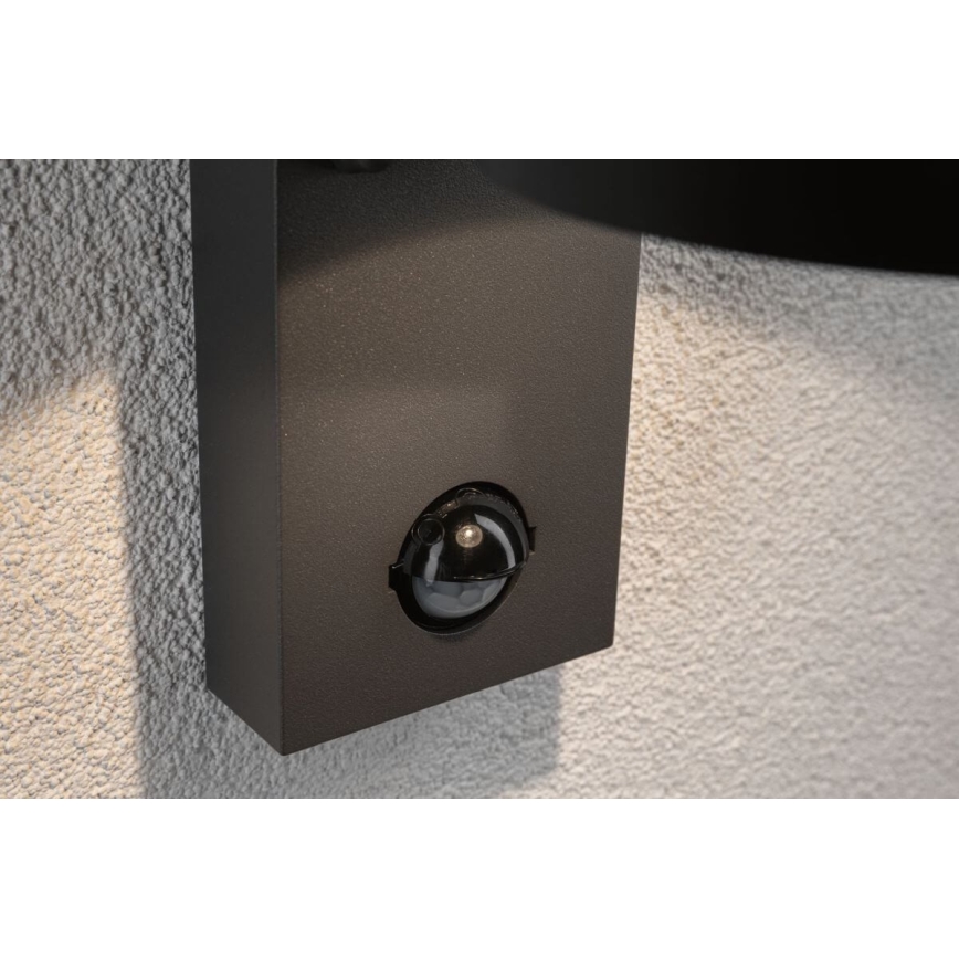 Paulmann 94453 - LED/6W IP44 Außenwandleuchte mit Sensor CAPEA 230V