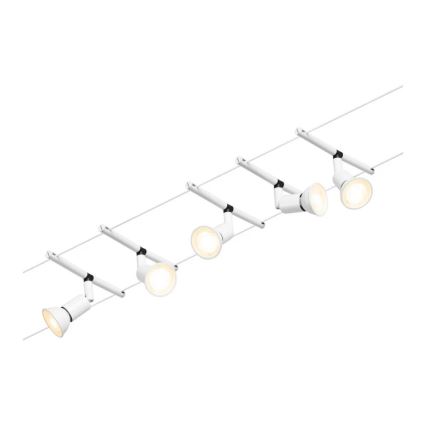 Paulmann 94458 - SET 5xGU5,3/10W Strahler für Schienensystem SALT 230V weiß