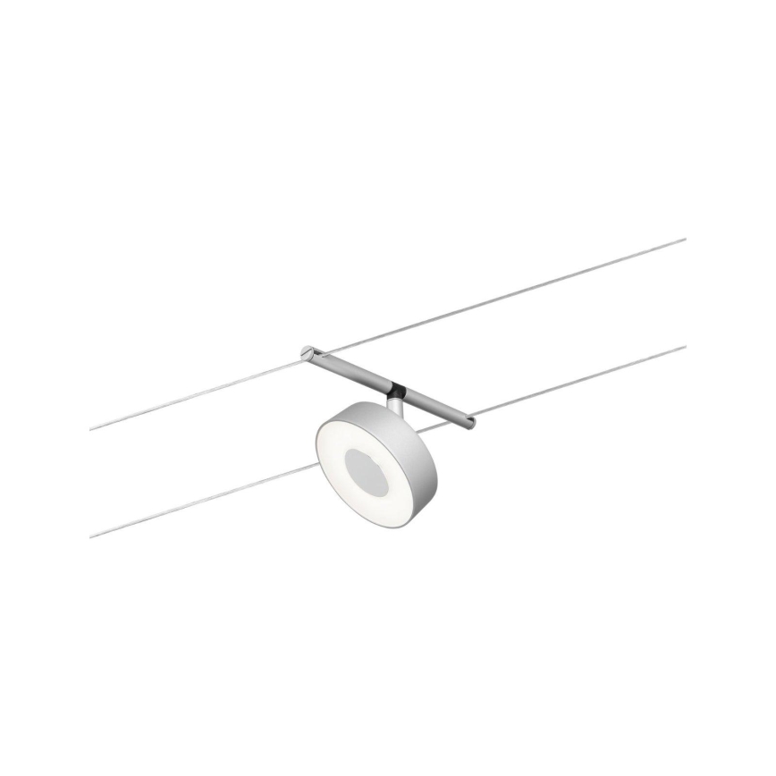 Paulmann 94475 - Set 5xLED/5W Komplettes Seilsystem CIRCLE 230V matt-chrom