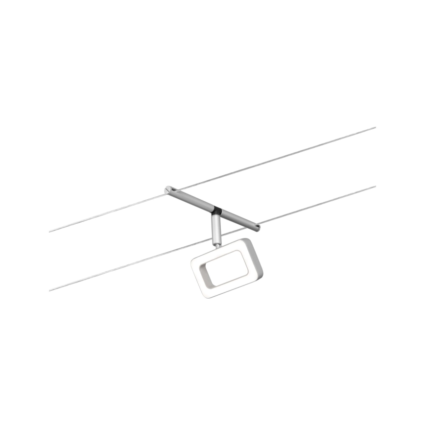 Paulmann 94481 - 5er-Set LED-Spot 4,8 W für Seilsystem FRAME, 230 V, matt-chrom