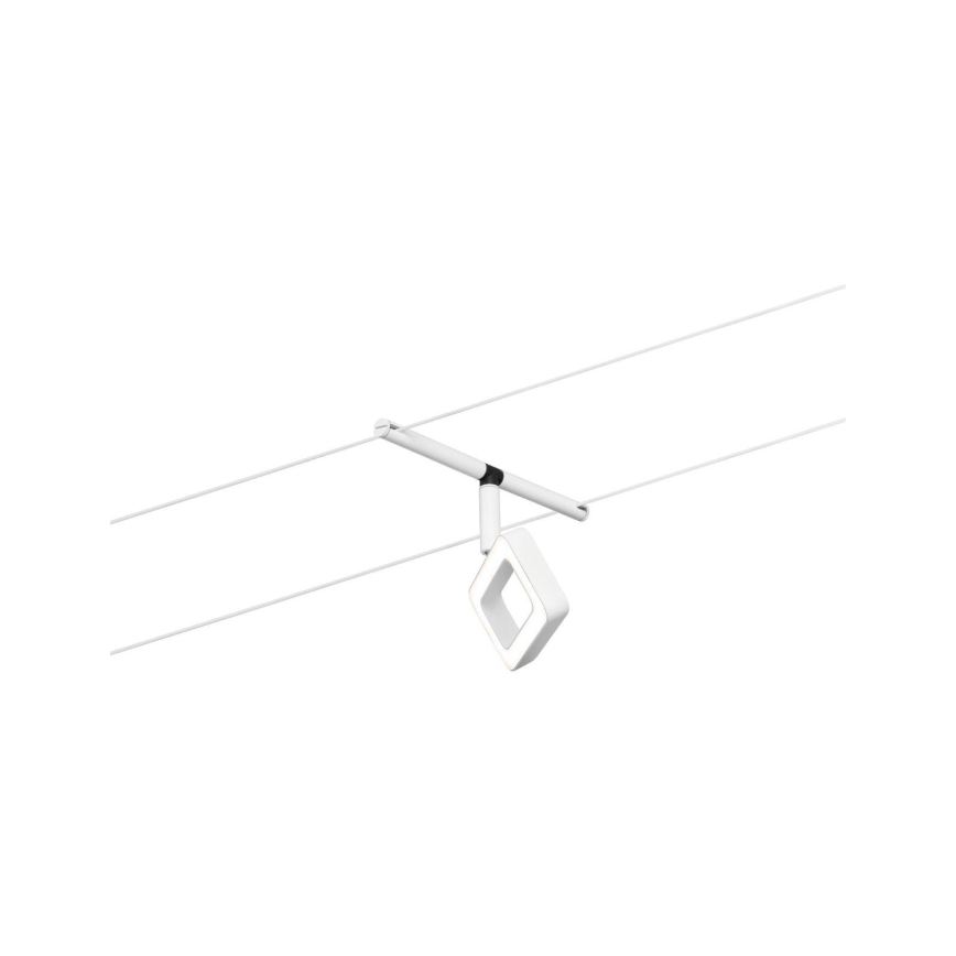 Paulmann 94483 - Set 5xLED/4,8W Komplettes Seilsystem FRAME 230V weiß