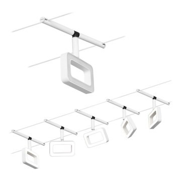 Paulmann 94483 - SET 5xLED/4,8W Strahler für Schienensystem FRAME 230V weiß