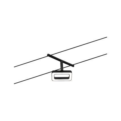 Paulmann 94485 - SET 5xLED/4,8W Komplettes Seilsystem FRAME 230V schwarz