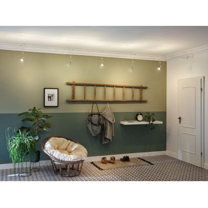 Paulmann 94487 - 1xGU5,3/50W Einbauleuchte für Seilsystem COMET 230V mattchrom