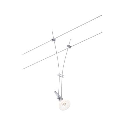 Paulmann 94487 - 1xGU5,3/50W Einbauleuchte für Seilsystem COMET 230V mattchrom