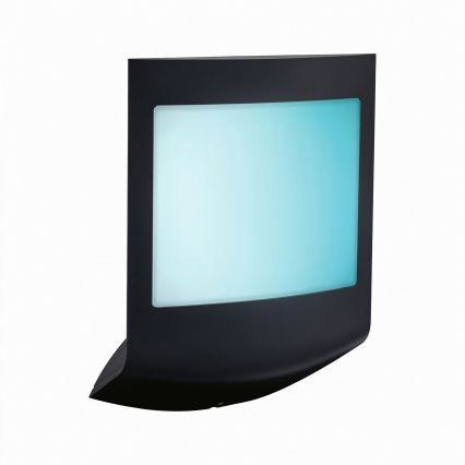Paulmann 94513 - RGBW LED/8,2W IP44 dimmbare Außenwandleuchte mit Bewegungs- und Dämmerungssensor PADEA 230V anthrazit