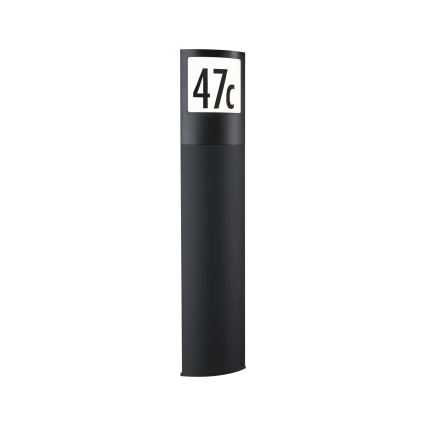 Paulmann 94515 - LED/8,5W IP44 dimmbares Hausnummernschild mit Bewegungs- und Dämmerungssensor PADEA 230V anthrazit