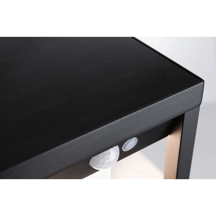 Paulmann 94572 -LED/5,5W IP44 Solar-Wandleuchte mit Sensor MARISOL 3,7V 2000 mAh