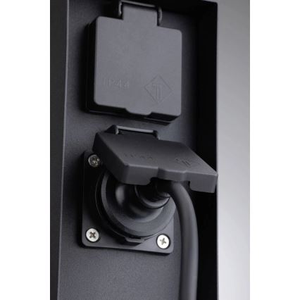 Paulmann 94657 - Outdoor-Steckdosensäule RIO 2Z SCHUKO 230V IP44