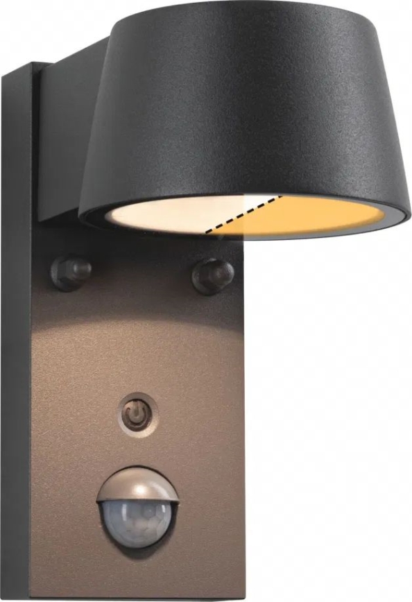 Paulmann 94714 - LED/6W IP44 Outdoor-Wandleuchte mit Sensor CAPERA 230V 2200/3000K