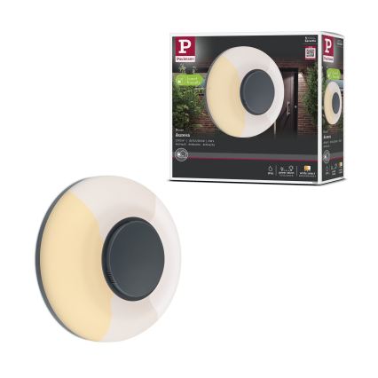 Paulmann 94955 - LED/20,5W IP65, dimmbar, Außenwandleuchte AUREVA 230V 2200/3000/4000K anthrazit